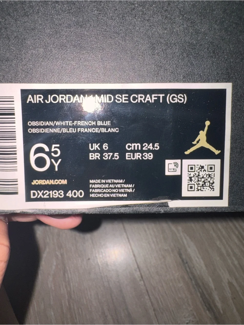 Nike Air Jordan Style High-Top Sneakers - Navy / Blue
